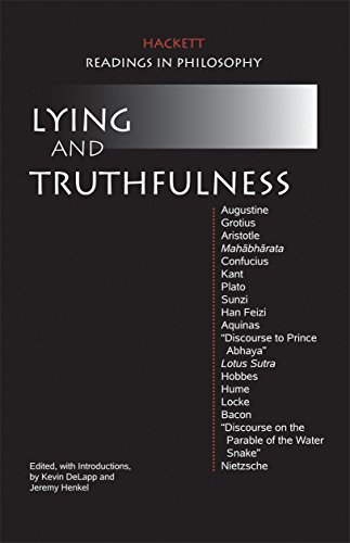 Imagen de archivo de Lying and Truthfulness (Hackett Readings in Philosophy) a la venta por Textbooks_Source