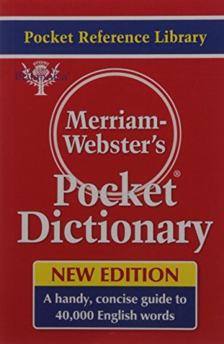 Imagen de archivo de Merriam Websters Pocket Dictionary a la venta por Books Puddle