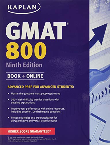 Beispielbild fr GMAT 800 zum Verkauf von Goodwill