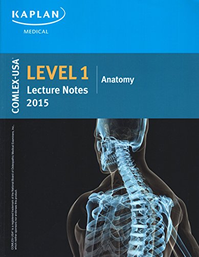 Beispielbild fr Comlex-USA Level 1 Lecture Notes 2015: Anatomy zum Verkauf von Better World Books