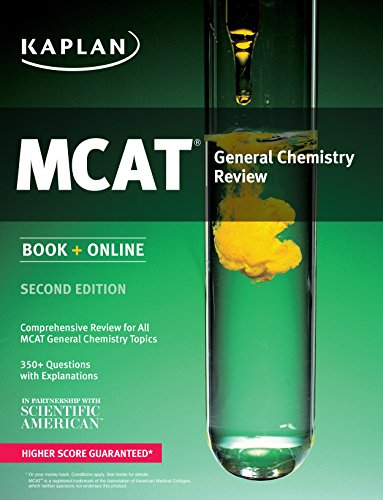 9781625231192: Kaplan MCAT General Chemistry Review: Book + Online