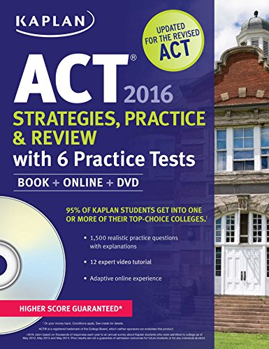 Beispielbild fr Act 2016 Strategies, Practice and Review 6 Practice Tests zum Verkauf von Better World Books