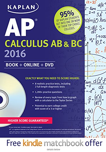 Stock image for Kaplan AP Calculus AB and BC 2016 for sale by Better World Books: West