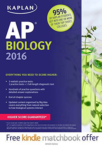 Beispielbild fr Kaplan AP Biology 2016 zum Verkauf von Better World Books