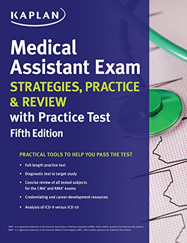 Stock image for Medical Assistant Exam Strategies, Practice Review with Practice Test (Kaplan Test Prep) for sale by Goodbookscafe