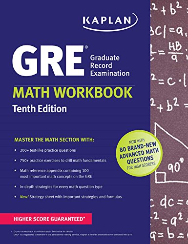 Beispielbild fr Gre Math Workbook zum Verkauf von Better World Books