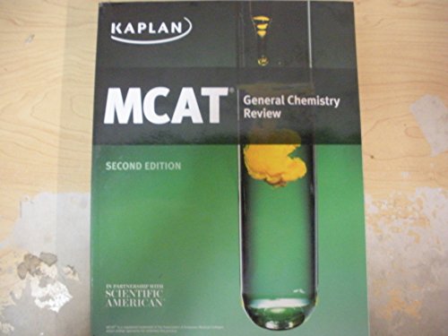 9781625238788: Kaplan MCAT General Chemistry Review 2nd Edition