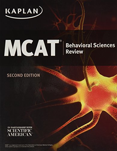 9781625238825: Kaplan MCAT Behavioral Sciences Review - New Edition for 2016 Test - MM5112B