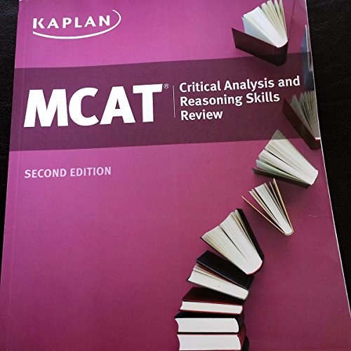 Beispielbild fr Kaplan MCAT Critical Analysis and Reasoning Skills Review Second Edition zum Verkauf von Better World Books
