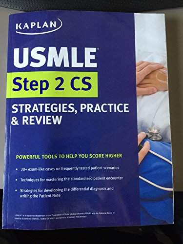 Imagen de archivo de usmle step 2 cs,strategies,practice and review a la venta por HPB Inc.