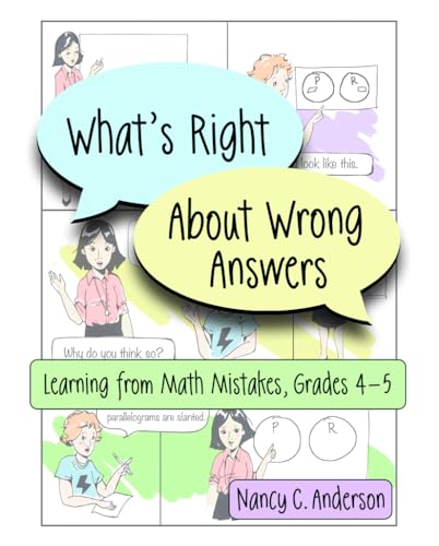 Beispielbild fr What's Right About Wrong Answers: Learning from Math Mistakes, Grades 4 "5 zum Verkauf von WorldofBooks