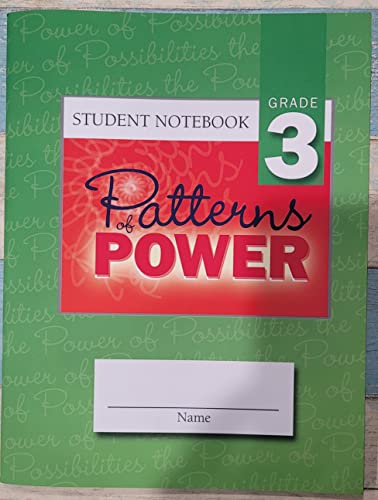 Beispielbild fr Patterns of Power Student Notebook Grade 3 zum Verkauf von Hawking Books