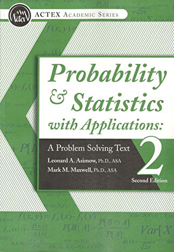 Beispielbild fr Probability & Statistics with Applications: A Problem Solving Text, 2nd Edition zum Verkauf von HPB-Red