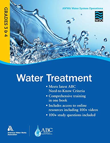 9781625761255: WSO Water Treatment, Grades 3 & 4: Awwa Water System Operations Wso