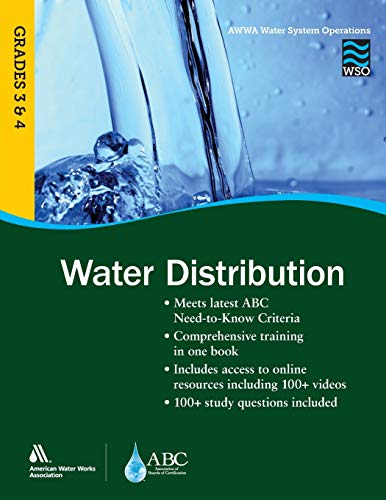 9781625761279: WSO Water Distribution, Grades 3 & 4 (AWWA's Water System Operations)