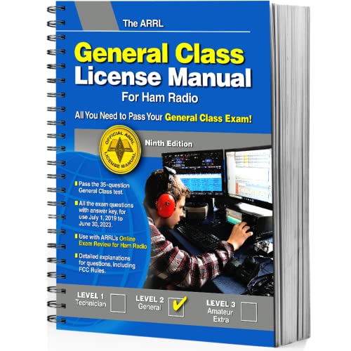 Stock image for ARRL General Class License Manual for Ham Radio 9th Edition - Complete Study Guide with Exam Questions for Operating on HF Bands and Digital Modes for sale by Blue Vase Books