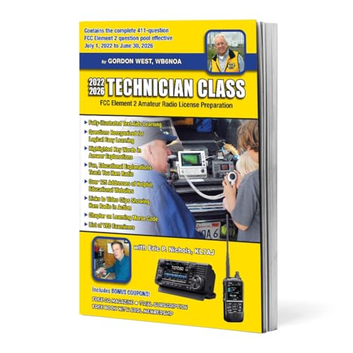 Stock image for Gordon West Technician Class FCC Element 2 Amateur Radio License Preparation 10th Edition 2022-2026 for sale by Books Unplugged