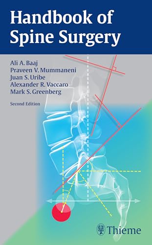 Beispielbild fr Handbook Of Spine Surgery Second Edition Baaj/greenberg zum Verkauf von Libros del Mundo