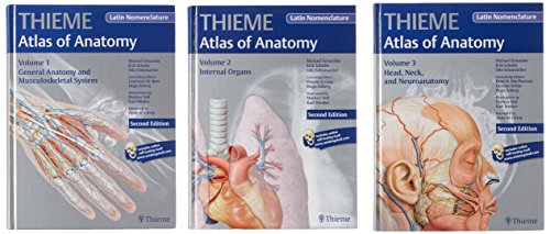 9781626237315: THIEME ATLAS OF ANATOMY 3 VOL LATIN NOMENCLATURE