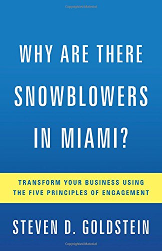 Imagen de archivo de Why Are There Snowblowers in Miami? : Transform Your Business Using the Five Principles of Engagement a la venta por Better World Books: West