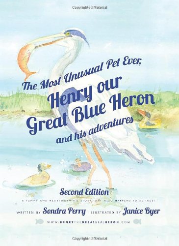 Beispielbild fr The Most Unusual Pet Ever, Henry our Great Blue Heron and his adventures 2nd Edition zum Verkauf von HPB-Ruby