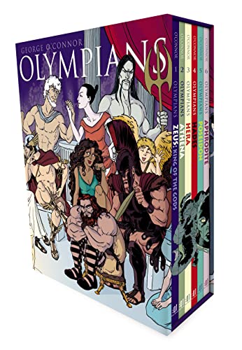 9781626720596: Olympians Boxed Set Books 1-6: Zeus, Athena, Hera, Hades, Poseidon & Aphrodite