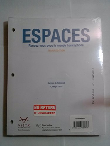 Beispielbild fr Espaces 3e Student Edition (Loose-Leaf) zum Verkauf von Better World Books