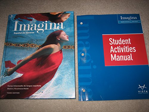 9781626801035: Imagina, 3rd Ed, Student Edition w/ Supersite Code and Student Activities Manual - Bundle