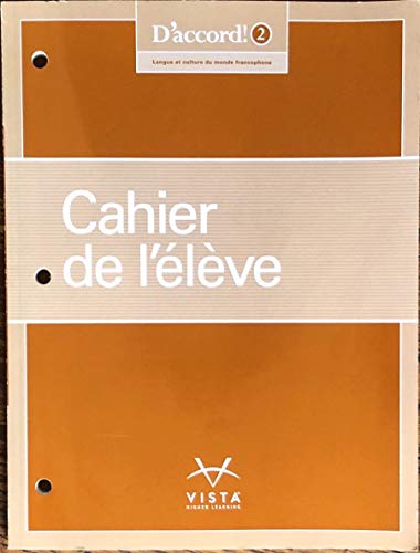 Beispielbild fr D'accord! 2015 Level 2 Cahier de l'lve (workbook) zum Verkauf von SecondSale