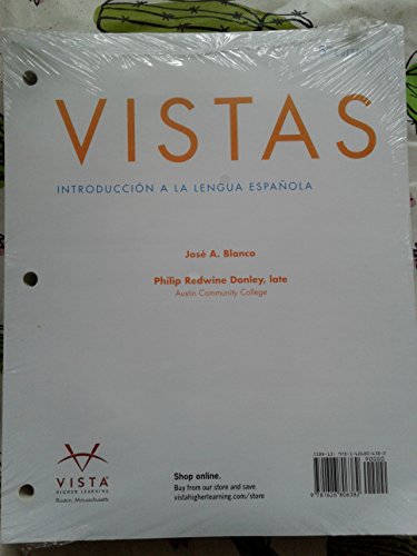 Imagen de archivo de VISTAS:INTRO.(LOOSELEAF)-TEXT a la venta por BooksRun