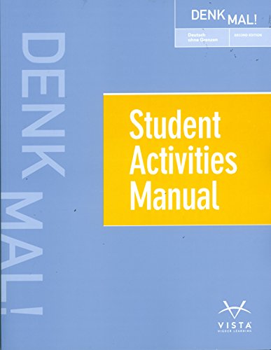 Imagen de archivo de Denk Mal 2e : Student Activities Manual a la venta por Better World Books