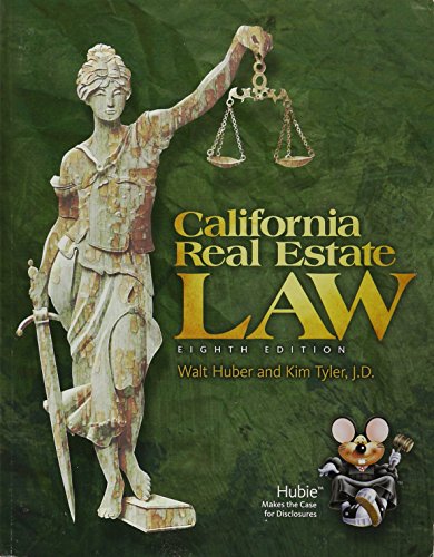 Imagen de archivo de California Real Estate Law a la venta por Green Street Books