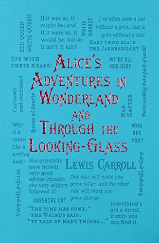 9781626866072: Alice's Adventures In Wonderland And Through The Looking-Glass: Lewis Carroll (Word Cloud Classics)