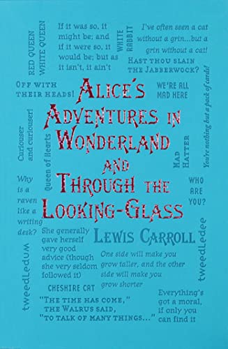 Stock image for Alice's Adventures in Wonderland and Through the Looking-Glass: Lewis Carroll (Word Cloud Classics) for sale by WorldofBooks