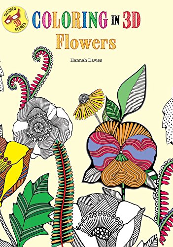 9781626866706: Coloring in 3D Flowers