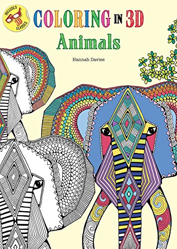 Beispielbild fr Coloring in 3D Animals zum Verkauf von Better World Books