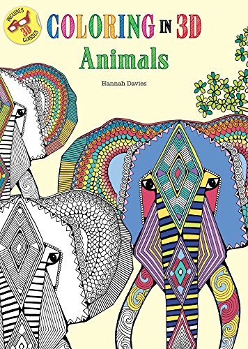 Imagen de archivo de Coloring in 3D Animals a la venta por Better World Books
