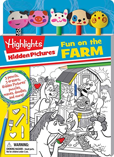 Stock image for Highlights: Hidden Pictures: Fun on the Farm (Pencil Toppers) for sale by BooksRun