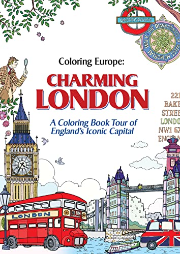 Beispielbild fr Coloring Europe: Charming London zum Verkauf von BooksRun