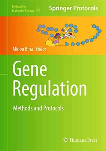 9781627032834: Gene Regulation: Methods and Protocols