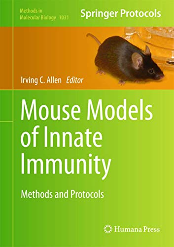 9781627034807: Mouse Models of Innate Immunity: Methods and Protocols
