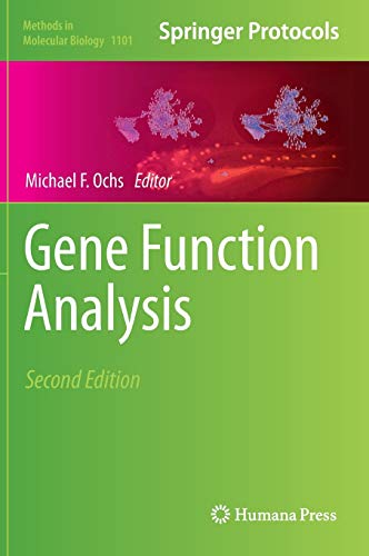 Imagen de archivo de Gene function analysis. a la venta por Antiquariat im Hufelandhaus GmbH  vormals Lange & Springer
