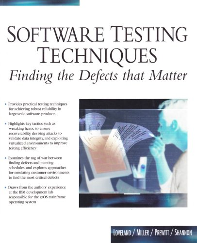 Imagen de archivo de Software Testing Techniques: Finding the Defects that Matter a la venta por Revaluation Books