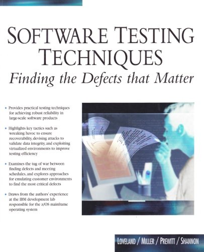 Stock image for Software Testing Techniques: Finding the Defects that Matter for sale by Revaluation Books