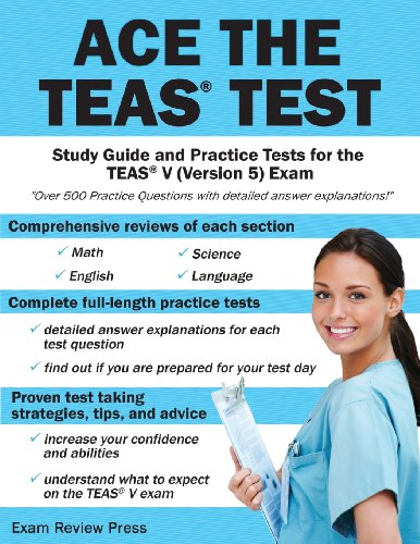 Stock image for Ace the Teas Test: Study Guide and Practice Tests for the TEAS V (Version 5) Exam for sale by Hafa Adai Books