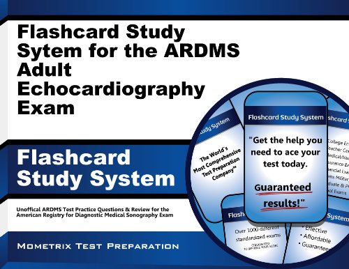 Imagen de archivo de Flashcard Study System for the ARDMS Adult Echocardiography Exam: Unofficial ARDMS Test Practice Questions & Review for the American Registry for Diagnostic Medical Sonography Exam (Cards) a la venta por GF Books, Inc.