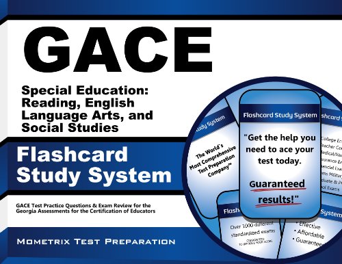 Imagen de archivo de GACE Special Education: Reading, English Language Arts, and Social Studies Flashcard Study System: GACE Test Practice Questions & Exam Review for the . for the Certification of Educators (Cards) a la venta por GF Books, Inc.