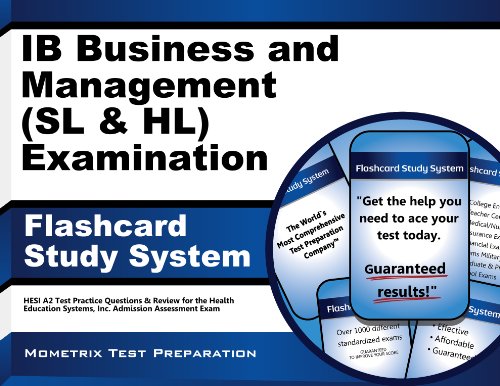 9781627337458: Ib Business and Management (SL and Hl) Examination Flashcard Study System: Ib Test Practice Questions & Review for the International Baccalaureate Dip