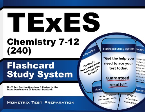 Stock image for TExES Chemistry 7-12 (240) Flashcard Study System: TExES Test Practice Questions & Review for the Texas Examinations of Educator Standards (Cards) for sale by HPB-Red