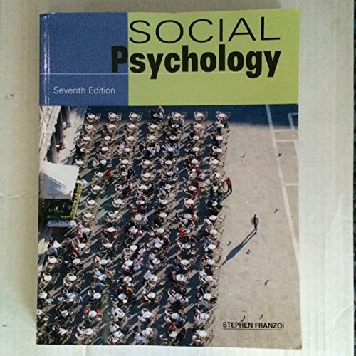 Imagen de archivo de Social Psychology a la venta por BooksRun